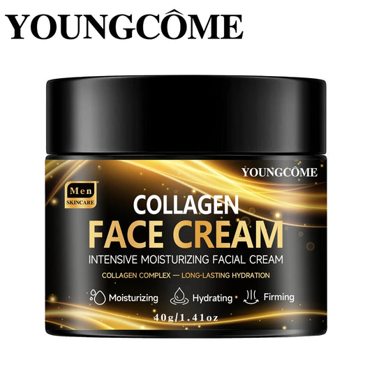Men's Collagen Moisturizer – Hyaluronic Acid Anti-Wrinkle Cream Men's Face Moisturizer Peaceful Pleasures Health and Wellness