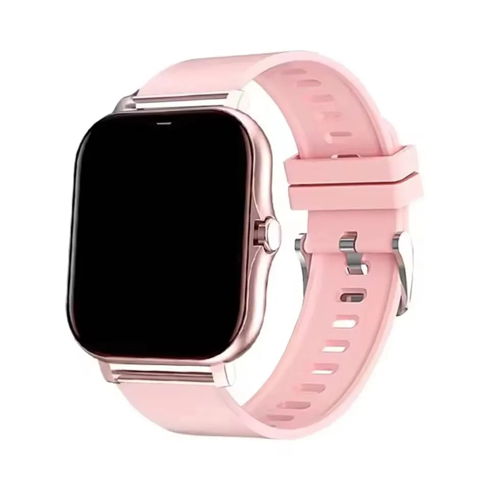 2025 New Smart Watch GPS Tracking Bluetooth Talk Full Touch Screen Heart Rate Monitor Sports Fitness Smart Watch Men Women Gift Peaceful Pleasures Health and Wellness Pink