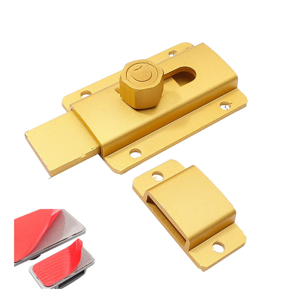 Aluminum Alloy Door Slide Lock Latch | Heavy-Duty Security Bolt