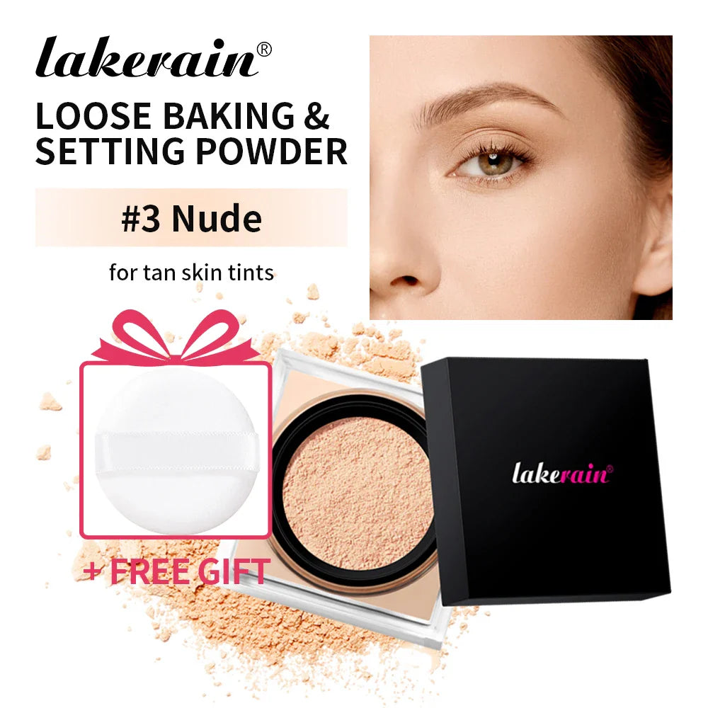 Loose Baking & Setting Powder – Matte Oil Control, 4 Shades