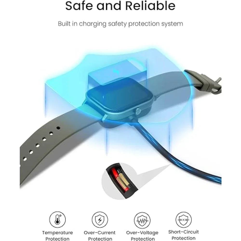 Amazfit GTS 2 / GTR 2e / Bip 5 USB Replacement Charger Cable Peaceful Pleasures Health and Wellness