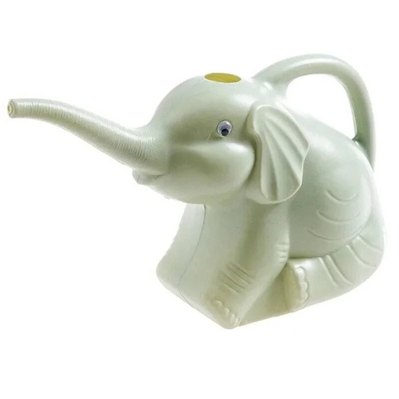 Cute Plastic Elephant Shape Watering Pot Can Plant Outdoor Irrigation