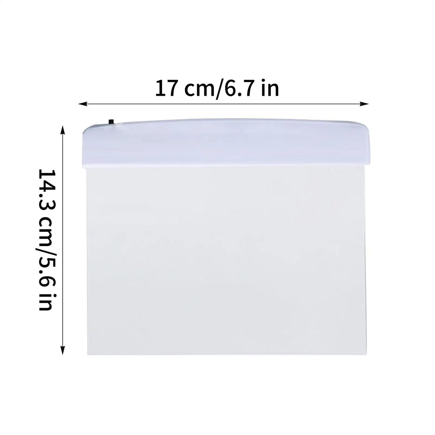 LED Flat Panel Clip-On Book Light – Eye-Friendly Reading Lamp