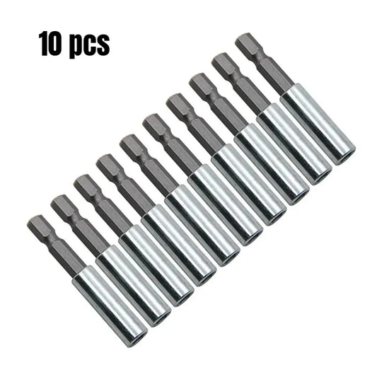 5-10pc 60mm Hex Shank Extended Connecting Rod 1/4 Quick Change Batch Head Joint Electric Tool Accessory Set Peaceful Pleasures Health and Wellness