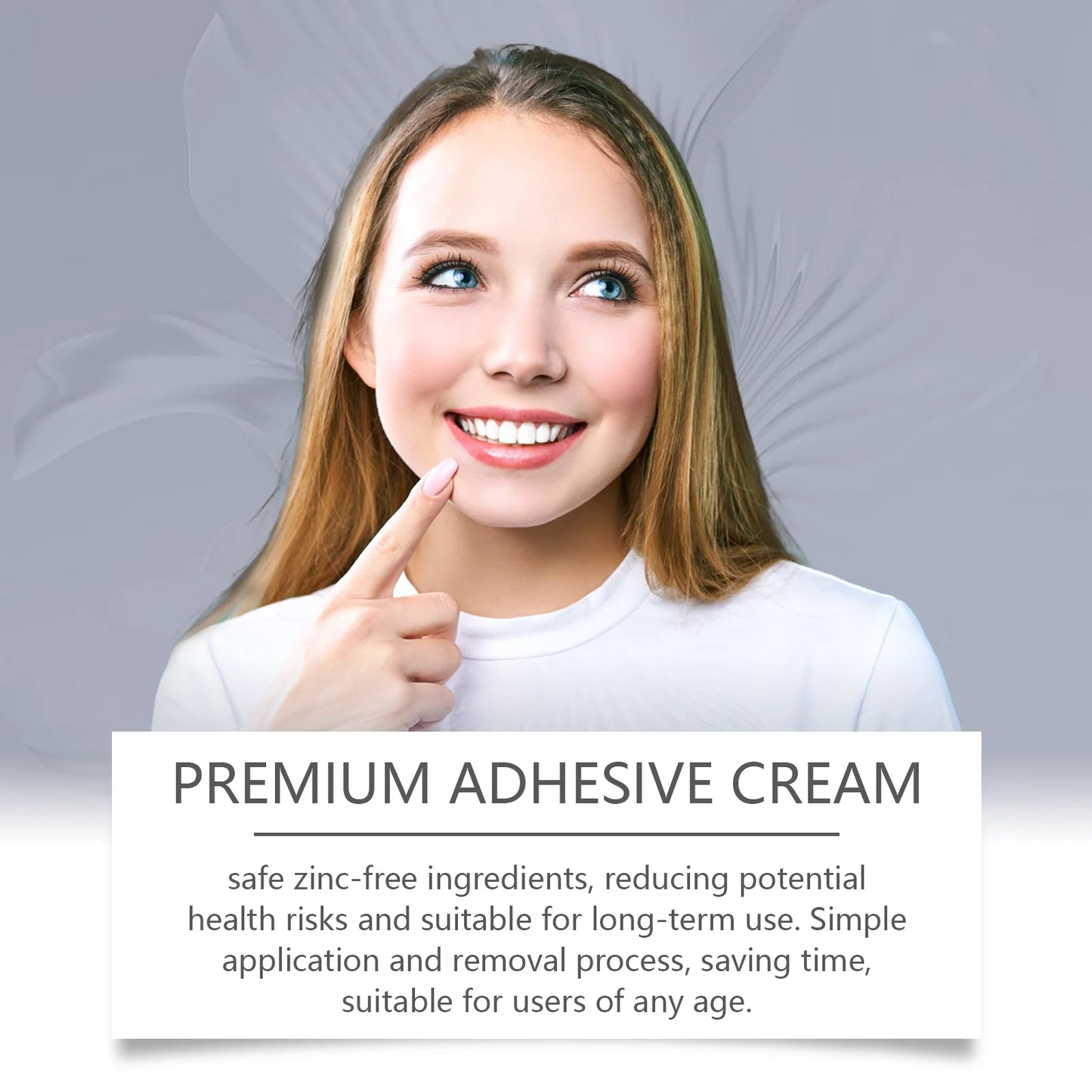 Dental Adhesive Cream – Strong Denture Fixative Hold (40g)