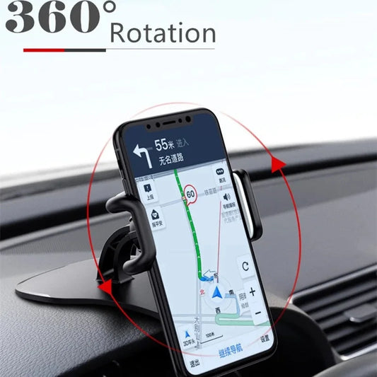 Universal Car Phone Mount – 360° Dashboard & Vent Holder