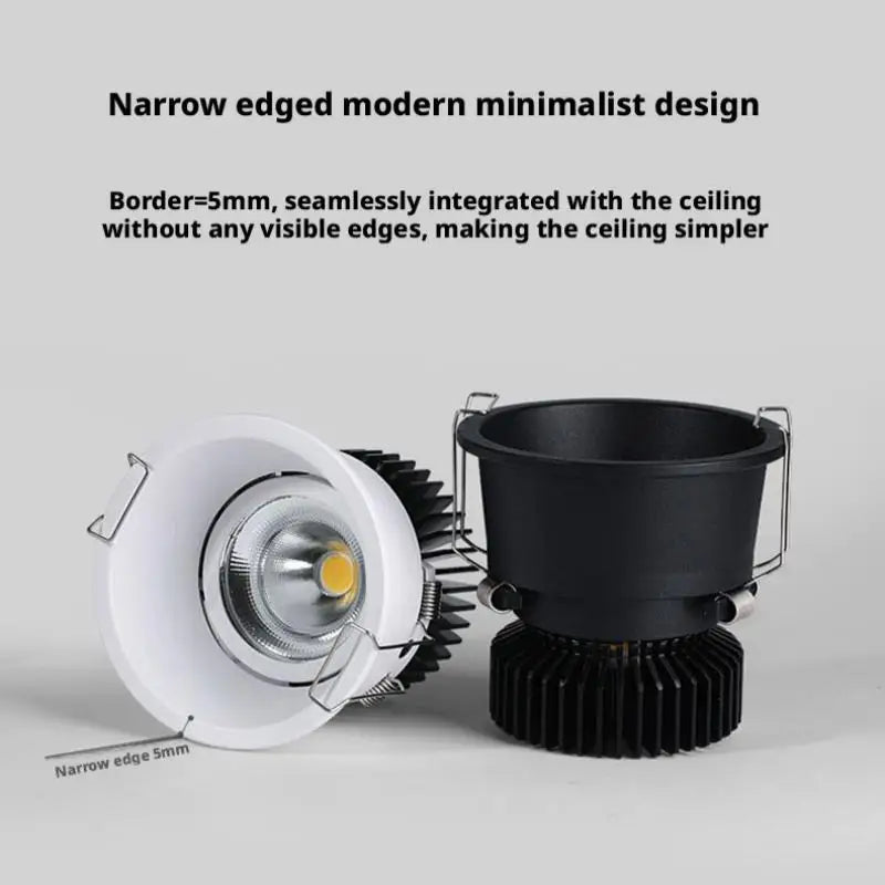 SHINEKNOT COB LED Recessed Spotlight | Full Spectrum Anti-Glare