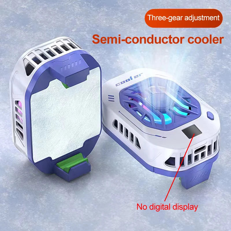 Smartphone cooler for phone cooling fan for mobile phone cooler phone gaming cell cooling plate phone cooler for games Portable Peaceful Pleasures Health and Wellness White standard
