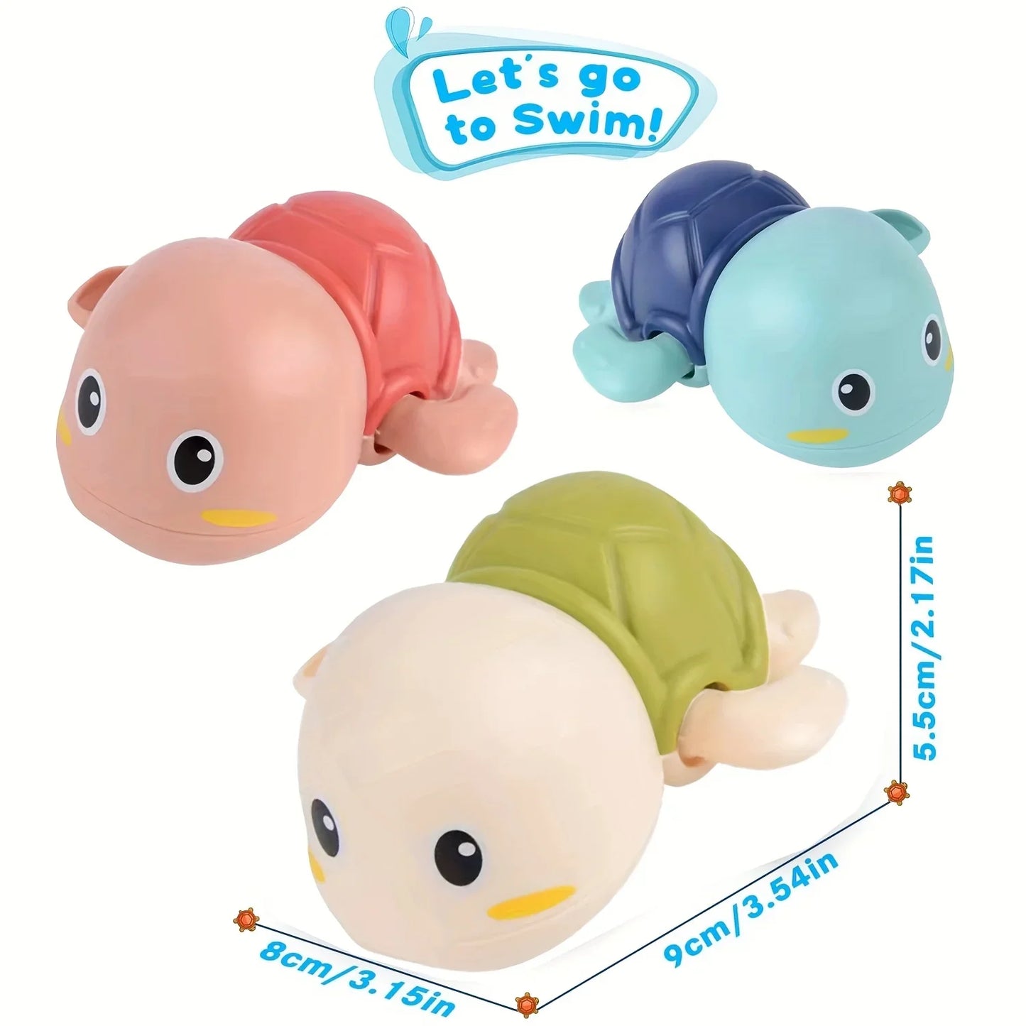 Wind-Up Frog Water Spray Bath Toy for Toddlers – 1 or 3 Pack