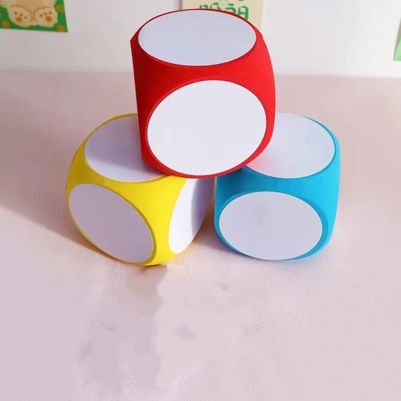 EVA Foam Erasable Dice Random Soft Reusable Parents Kids Interactive