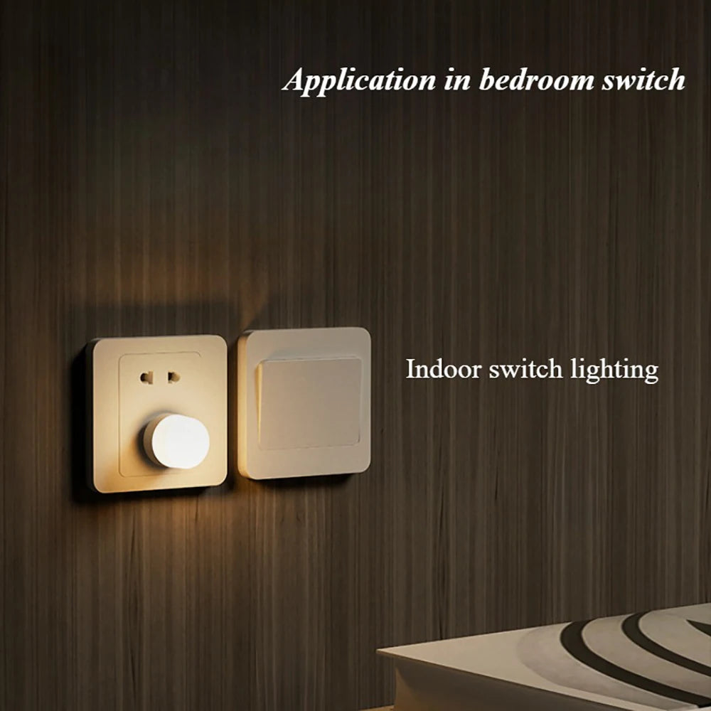 Mini USB LED Night Light | Warm White Eye Protection Reading Lamp