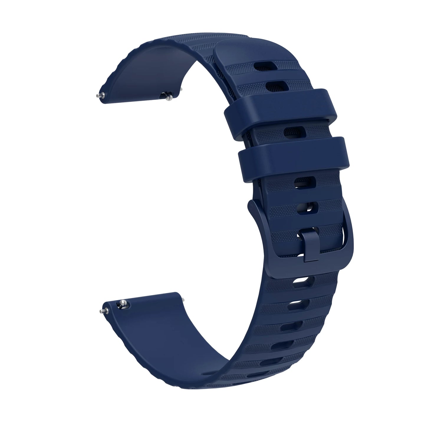 18/20/22mm Silicone Strap For Garmin Venu3 Venu2 Venu3s /Vivoactive 3 4 5 3S 4S 40 45/vivomove3 3s /Venu 2 32s 3s 41 46 mm Band Peaceful Pleasures Health and Wellness DEEP BLUE 22mm