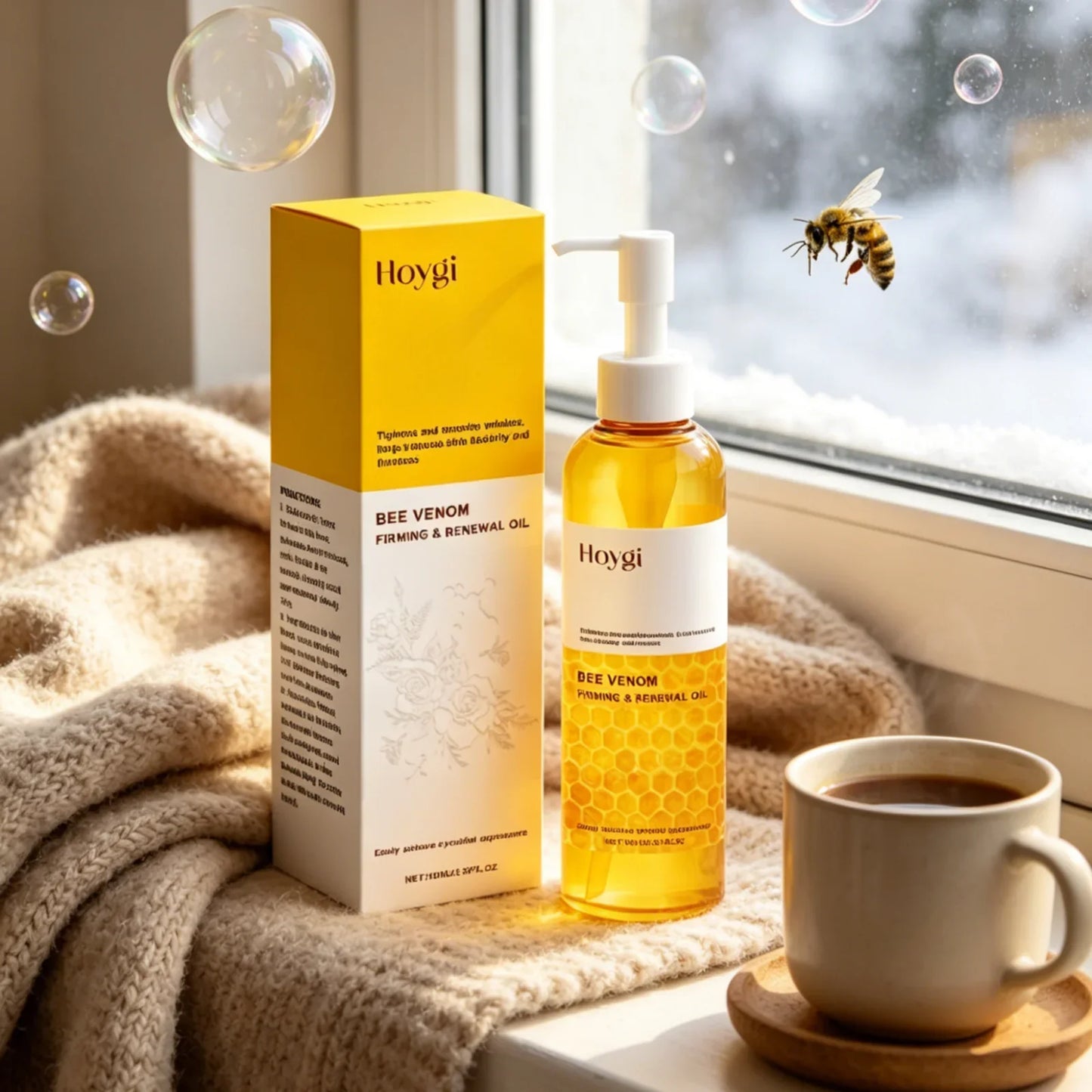 Hoygi Bee Venom Firming Body Oil – Skin Tightening 100ml