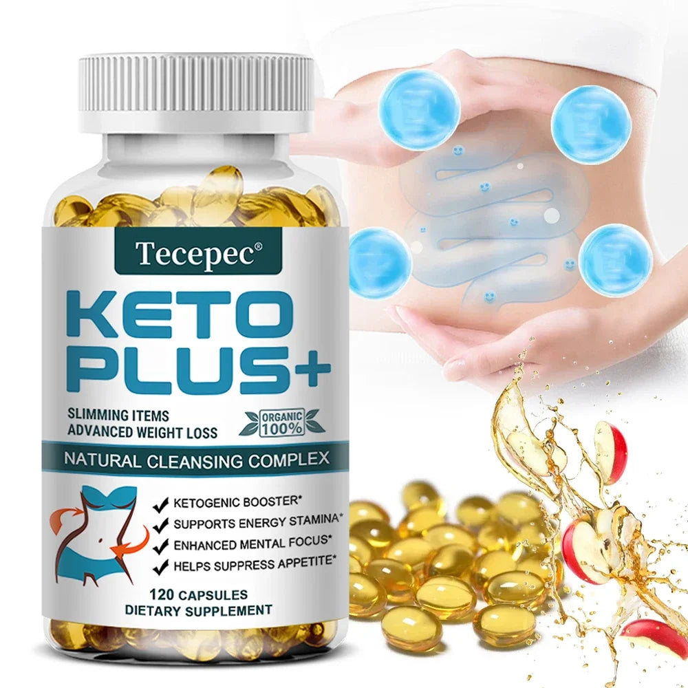 Keto Plus+ Capsules | MCT, Apple Cider Vinegar & Green Tea