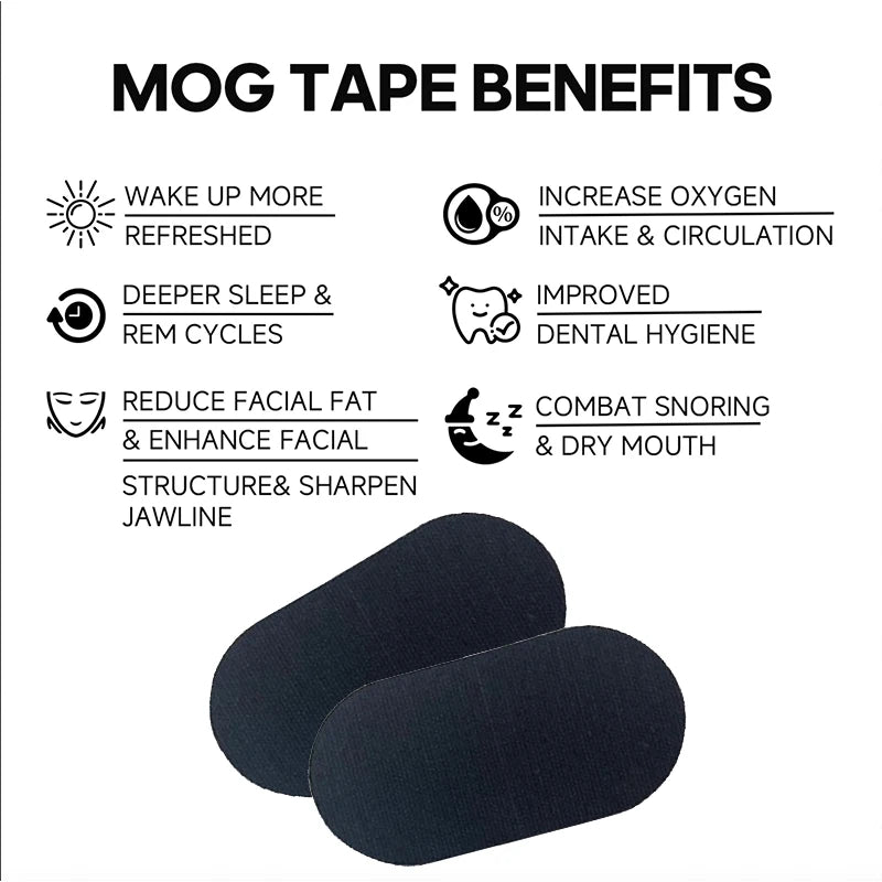 Quitmood Mouth Tape - Pain Free Removal, Hypoallergenic, Latex Free & Gentle On Skin - Medical Grade Adhesive Cotton Tape Peaceful Pleasures Health and Wellness