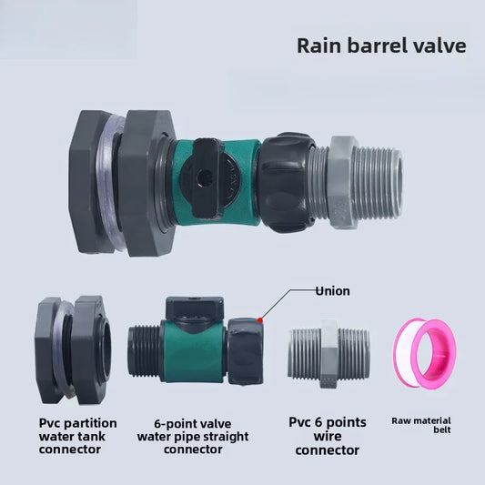 Garden Hose Inline Shut-Off Valve Quick Connector Fitting Hose Shut-Off Valve Oasis Select