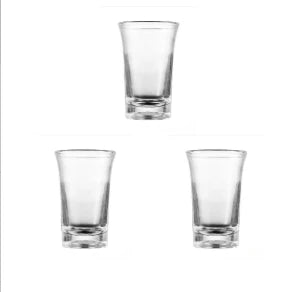 Plastic Bullet Shot Glasses Set | Party & Bar Drinkware 1-4 Pcs