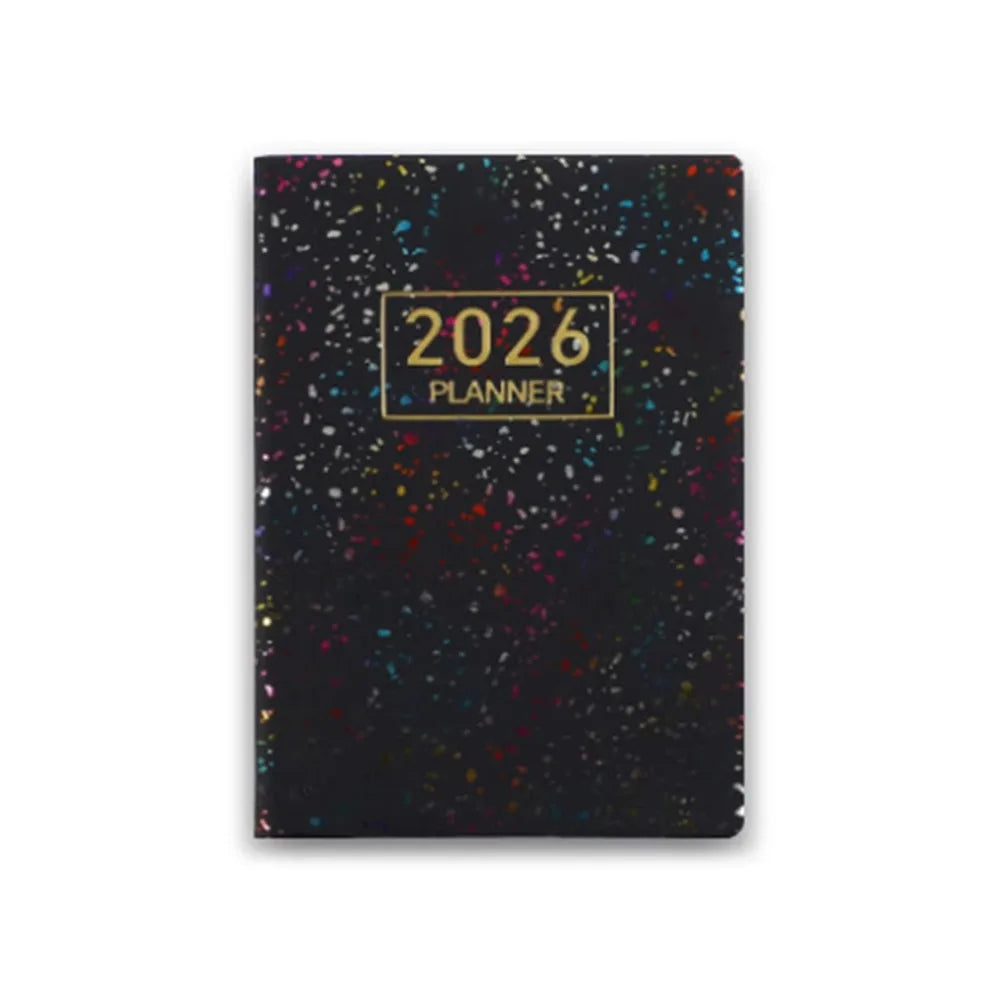 Simple Thick A7 Mini Notebook Square Calendar Weekly Planner Notepad To Do List School Office Portable Pocket Memo Work Planner Peaceful Pleasures Health and Wellness Style 6