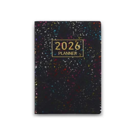 Simple Thick A7 Mini Notebook Square Calendar Weekly Planner Notepad To Do List School Office Portable Pocket Memo Work Planner Peaceful Pleasures Health and Wellness Style 6