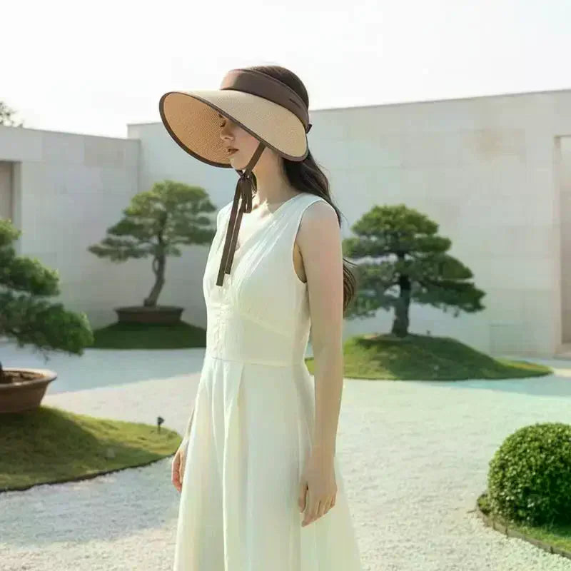 Foldable Sun Visor Hat – UV-Blocking Breathable Summer Cap