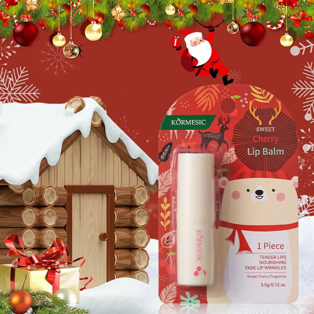 Holiday Moisturizing Lip Balm - Tinted Fruit-Flavored Hydrating Lip Care Peaceful Pleasures Health and Wellness