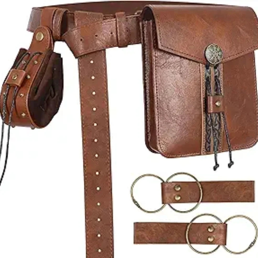 Medieval Belt Pouches Renaissance Pouch Coin Purse Skirt Hike Pirate
