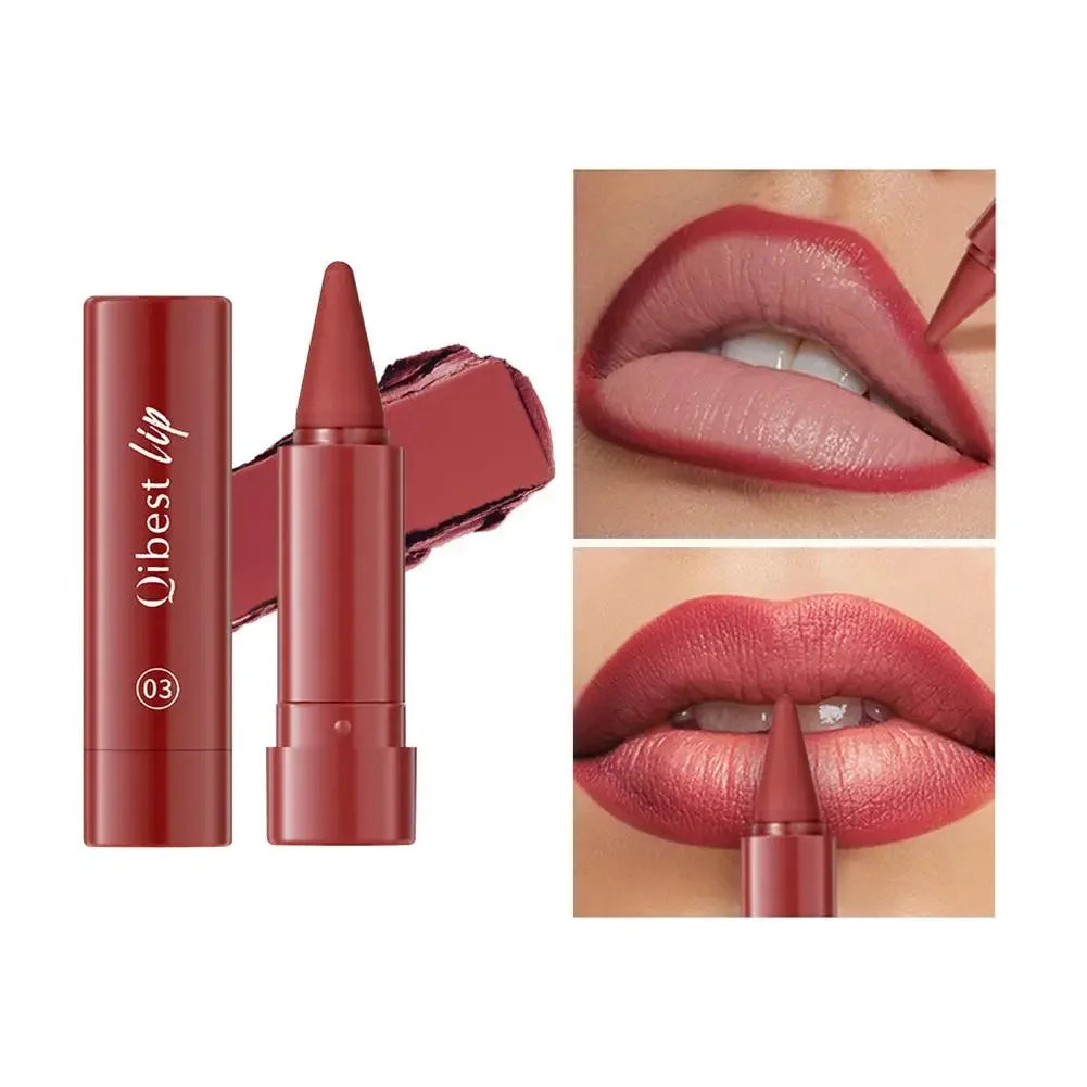 Twist Up Gradient Matte Lip Liner Crayon – Waterproof Lip Liner Peaceful Pleasures Health and Wellness 03