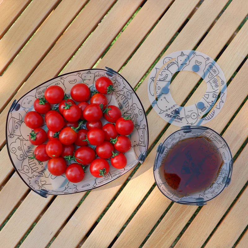 Outdoor Ultra-light Folding Tableware Portable Bowl Dinner Plate Coffee Filter Funnel Water Cup Multi-purpose Tableware Peaceful Pleasures Health and Wellness