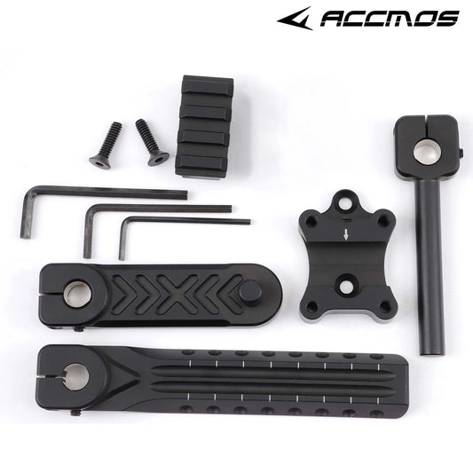 Compound Bow Sight Low-light Stand Black Aluminium Alloy Durable Peaceful Pleasures Health and Wellness black
