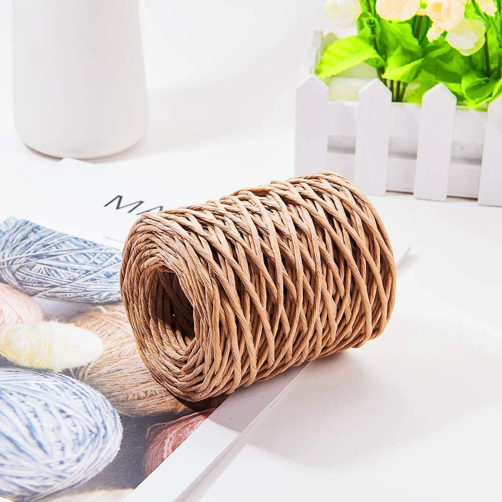 A36T-1.0Mm Floral Bind Wire Wrap Twine Handmade Iron Wire Paper Rattan For Flower Bouquets (Length: 210M) Peaceful Pleasures Health and Wellness