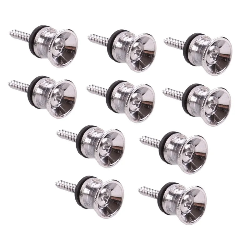 Guitar Strap Lock Metal Guitar-pegs Guitar-bass Acoustic