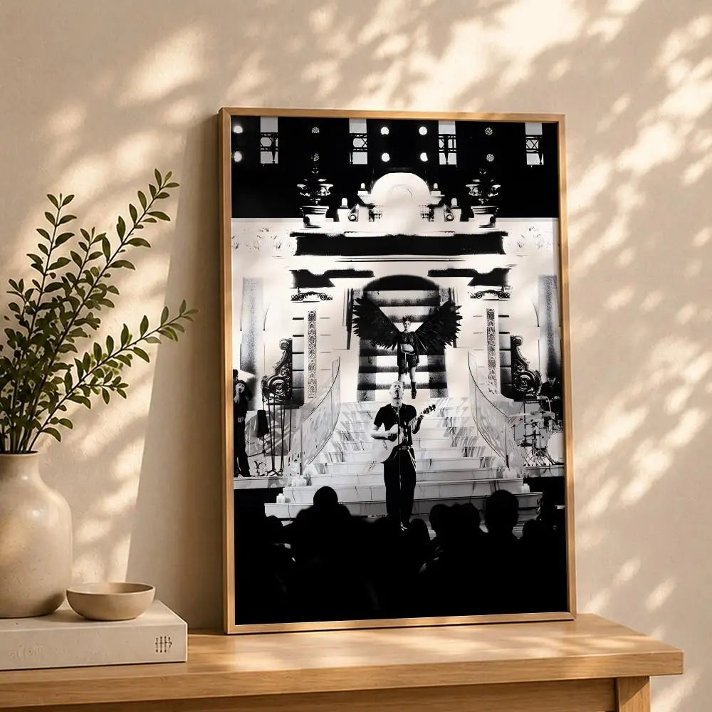 Singer K-Kidd VoodooS Poster HD Self Adhesive Waterproof Wall Art Ideal for Home Office Dorm Bedroom Great Gift Peaceful Pleasures Health and Wellness White7 30X40cmNoframe