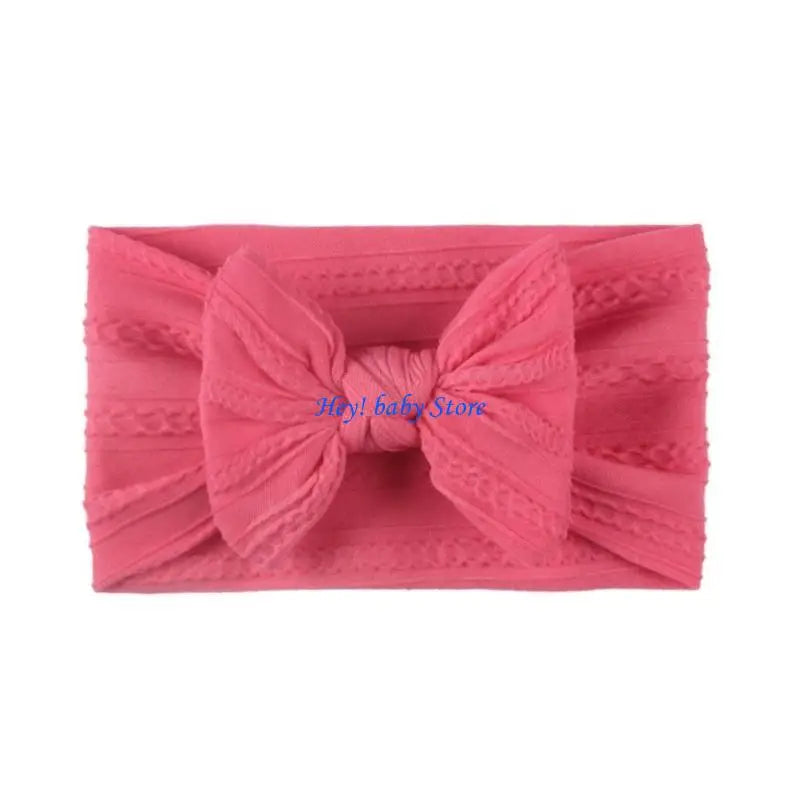 Soft Bow Headband for Baby Girls & Infants | Wide Band