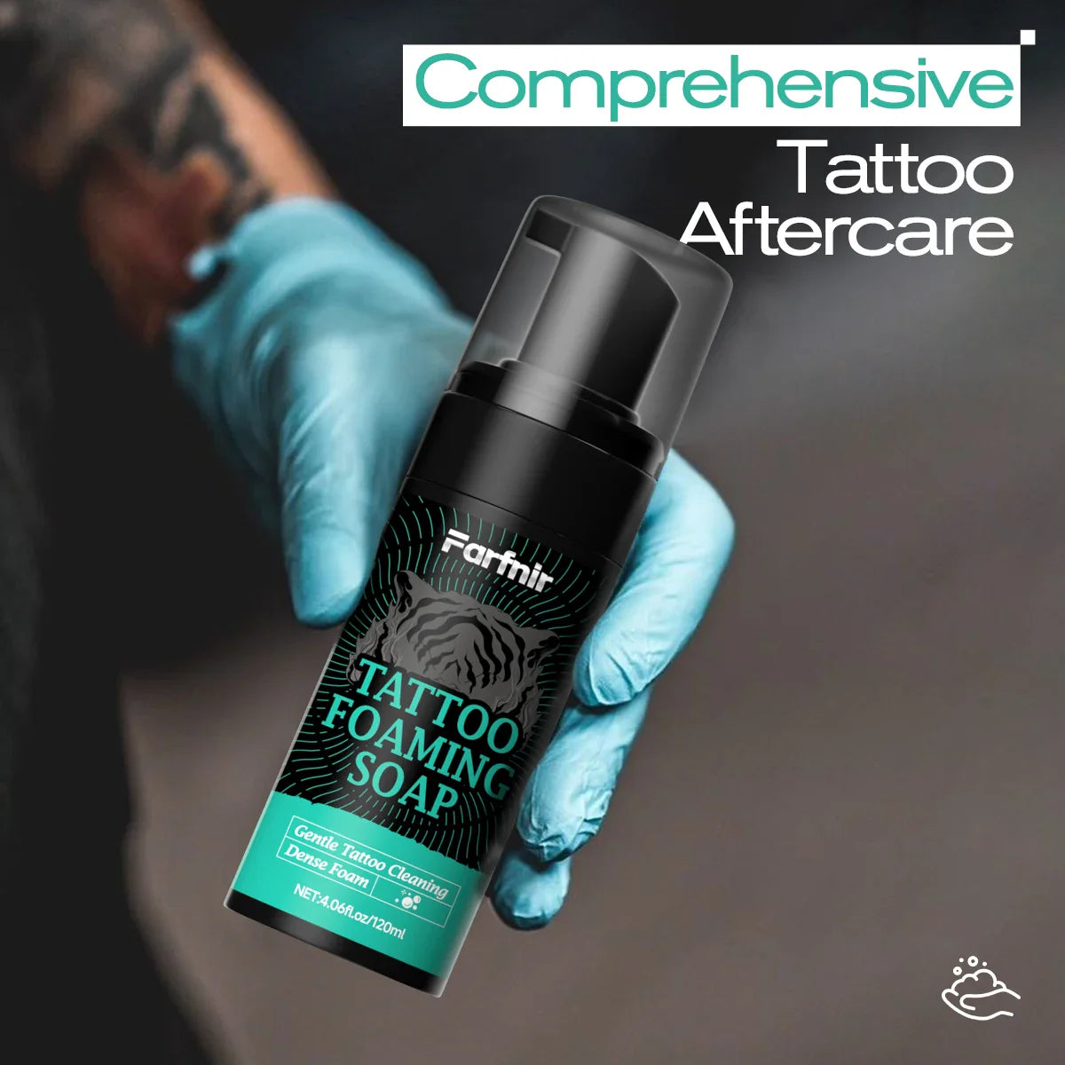 Tattoo Foaming Soap – Colour-Protecting Cleansing Foam 120ml