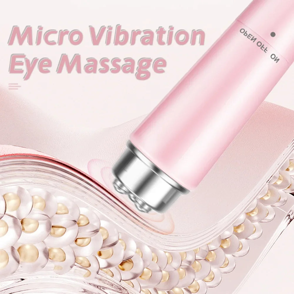4 in 1 Electric Eye Massager Micro Vibration Facial Beauty Instrument for Relax Eye Dark Circles Eye Bags Puffiness Eye Massage Peaceful Pleasures Health and Wellness