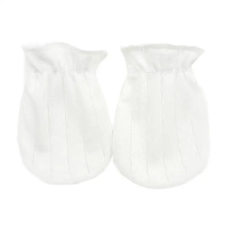 Infant Scratch Prevention Cotton Mittens – Baby Gloves 0–12M