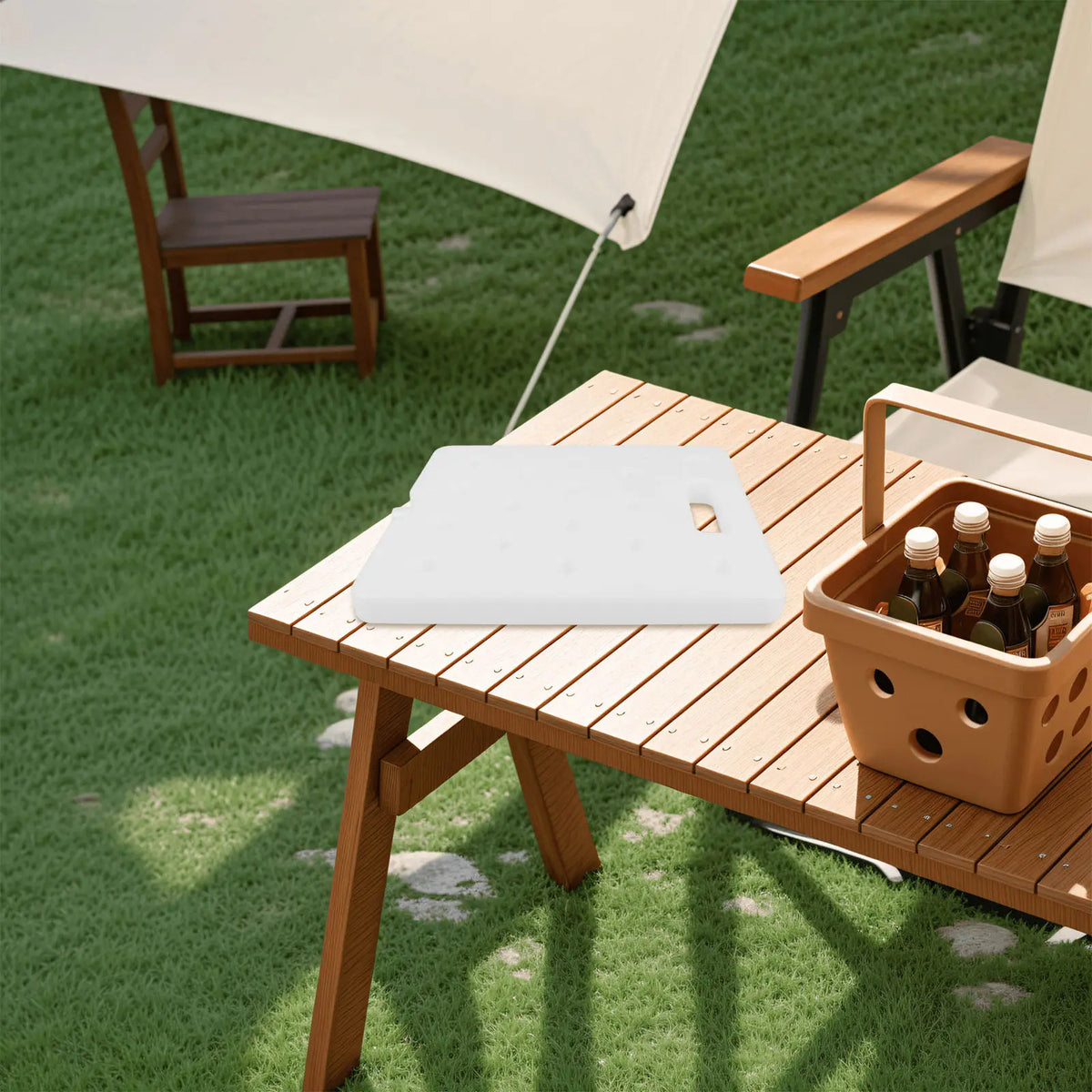 Reusable Large Ice Block Coolers Outdoor Commercial Use Long-Lasting Cooling Pack Shipping Ice Block for Food Transportation Peaceful Pleasures Health and Wellness