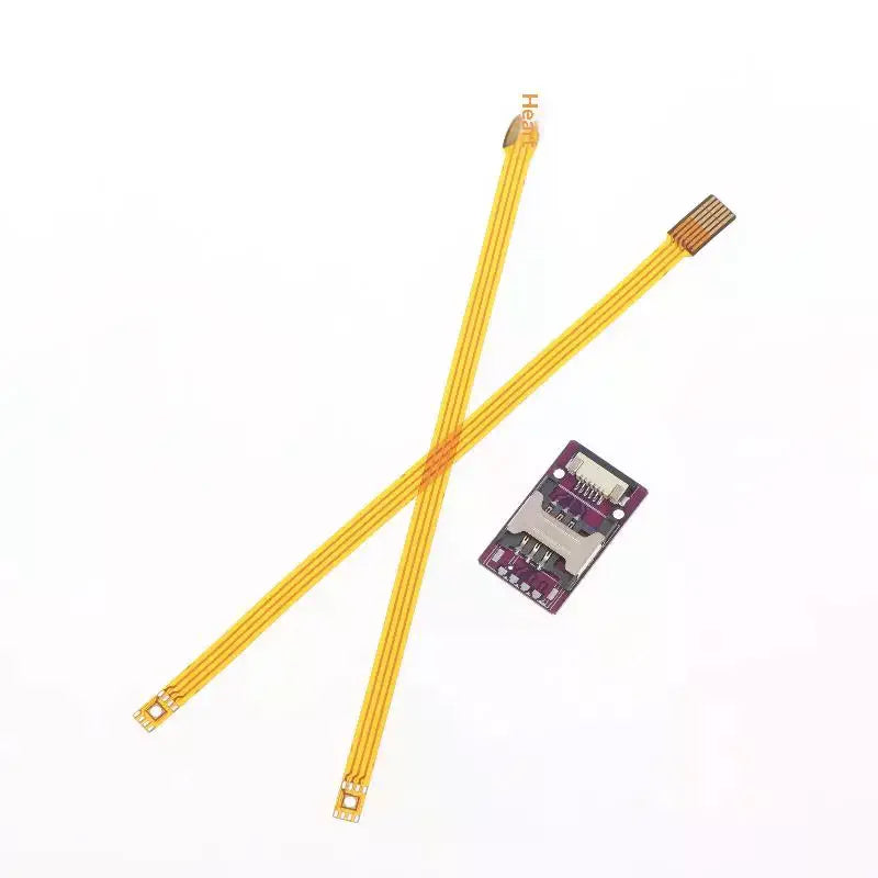Solderable eSIM PCB Chip to External Card Holder Extension Cable