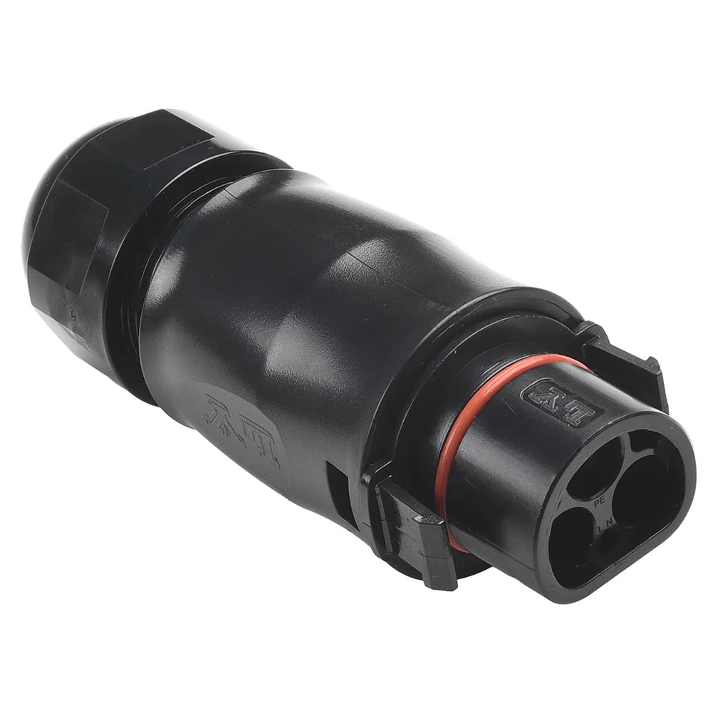 3-Pin AC Male LY01 Connector for Deye M60/M80 Inverters | IP68