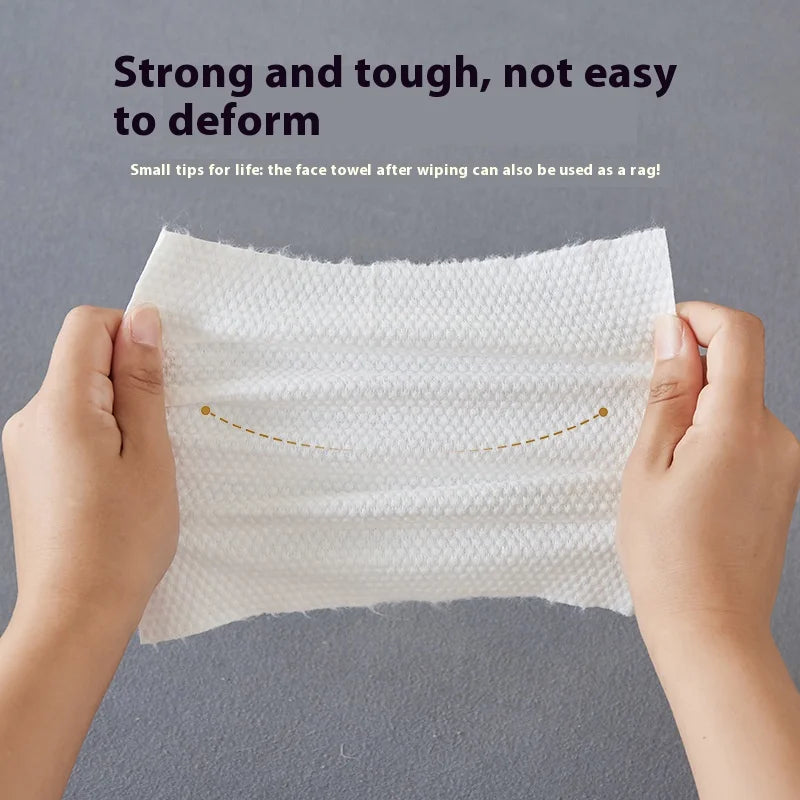 Disposable Facial Wipes – Soft Cotton Cleansing Towel 600g