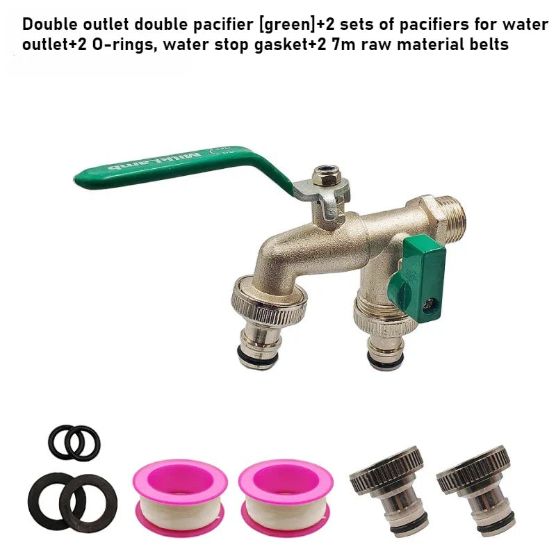 Zinc Alloy Garden Bibcock Faucet | 90° Lever Handle Tap