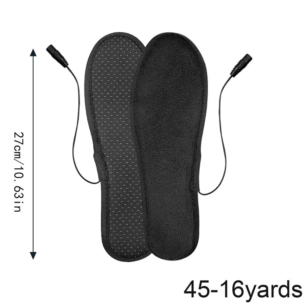 USB Rechargeable Heated Shoe Insoles with Remote Control