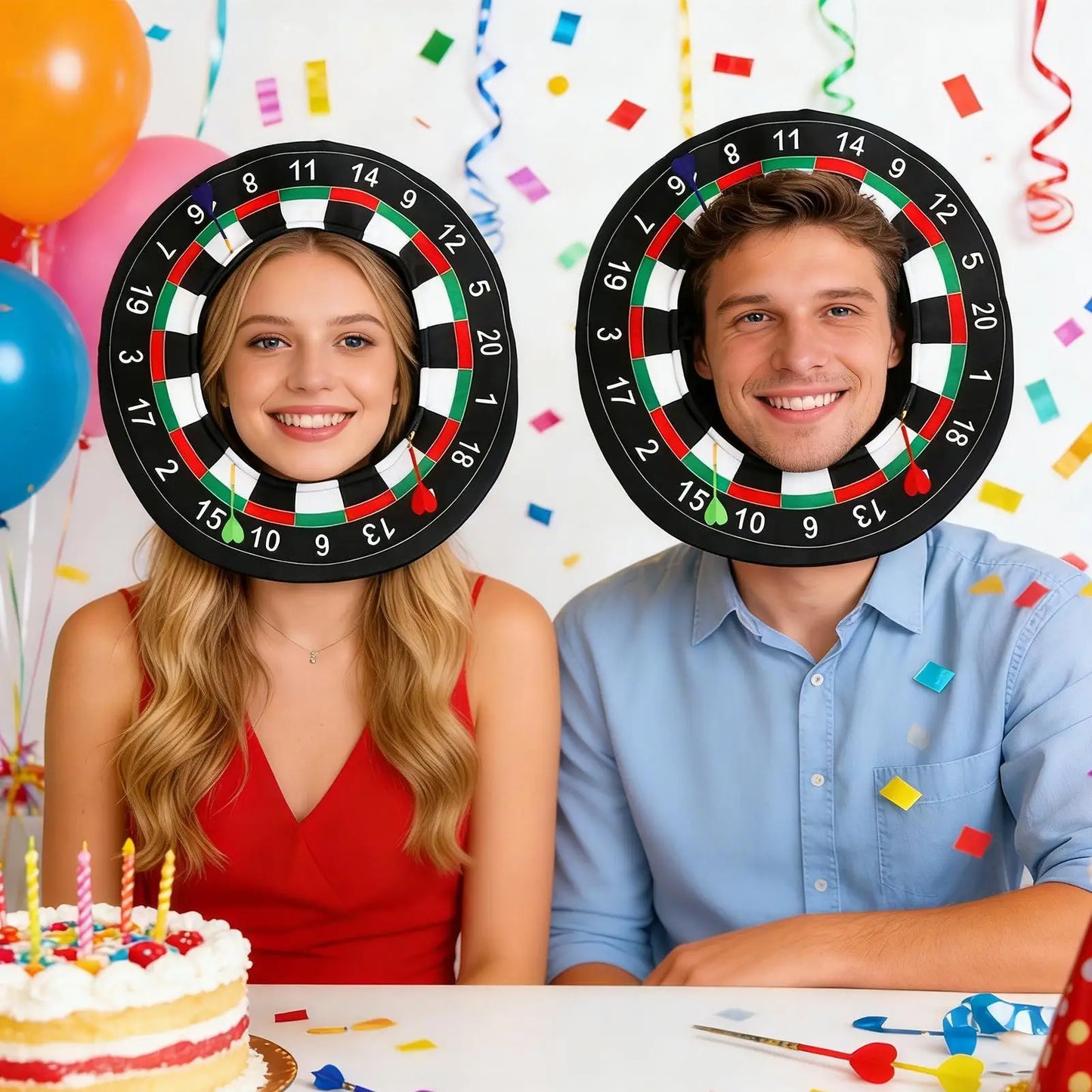 Costume Hat Soft Comfortable Funny Headwear Dartboard Head Gag Joke Hat for Women Men Teens Students Adults Children School Peaceful Pleasures Health and Wellness
