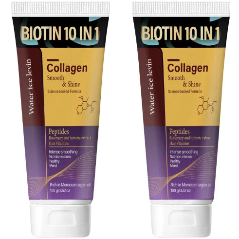 10-in-1 Biotin Hair Mask – Keratin & Collagen, All Hair Types Deep Hair Mask Peaceful Pleasures Health and Wellness Nourishing
