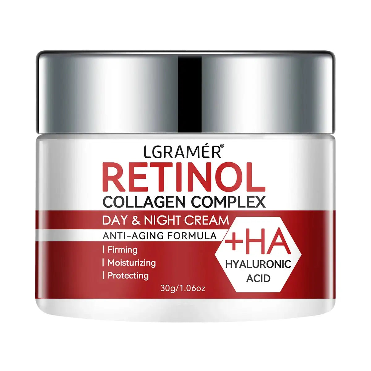 Retinol & Collagen Lifting Face Cream – Firm, Brighten & Smooth Peaceful Pleasures Health and Wellness 30g