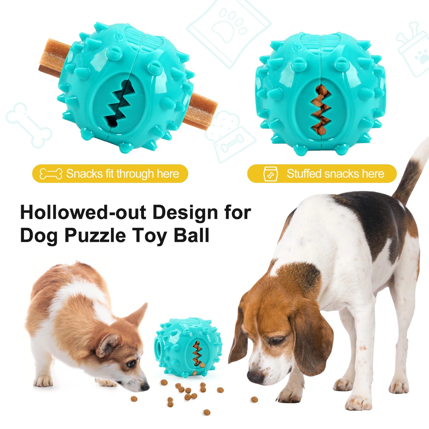Dog Grinding Teeth Toys Chew Cleaning Anti Bite Interactive Training
