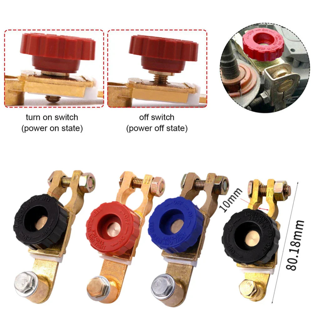 Heavy Duty Battery Isolator Cut-Off Switch – Car Truck & Boat
