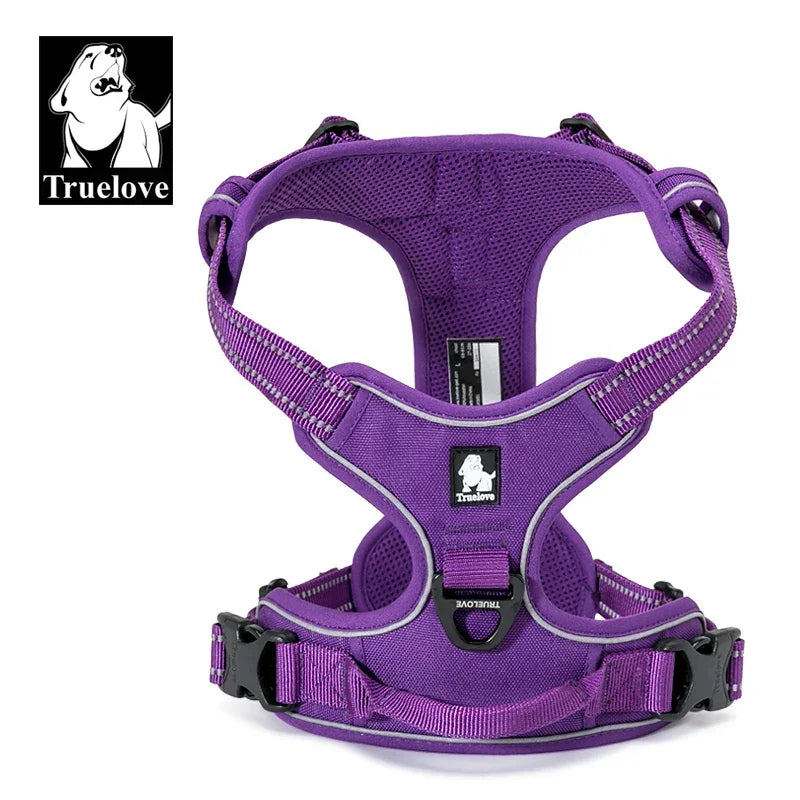 Truelove Dog Harness No Pull Pet Harness Adjustable Soft Padded Dog Vest Reflective No Choke PetVest Easy Control Handle TLH5651 Peaceful Pleasures Health and Wellness