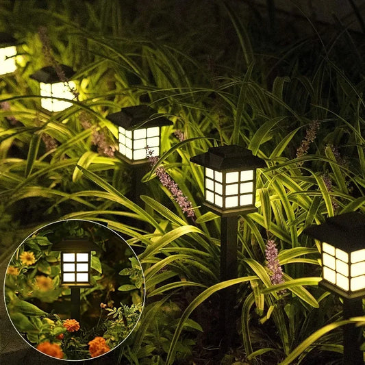 2-Pack Solar Pathway Lights | IP65 Waterproof Garden LED Lamps Solar Pathway Lights Peaceful Pleasures Health and Wellness