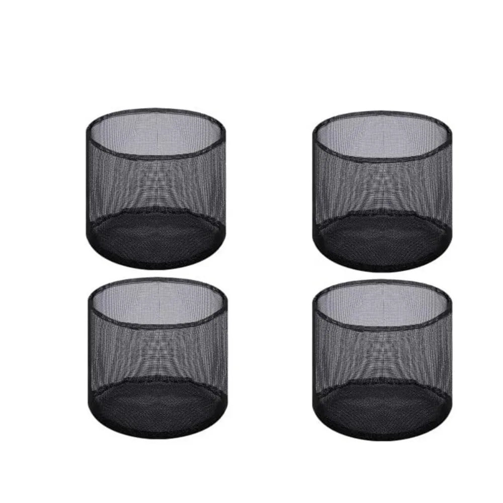 4-Pack Mesh Pond Plant Baskets – Square & Round Aquatic Pots